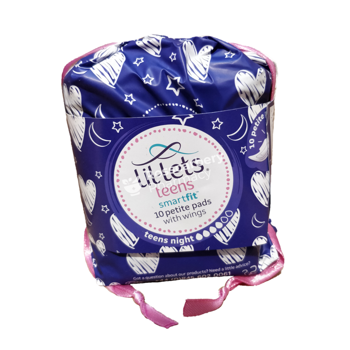 Lil-Lets Teens Smart Fit Petite Pads With Wings 10 Pads &amp; Liners