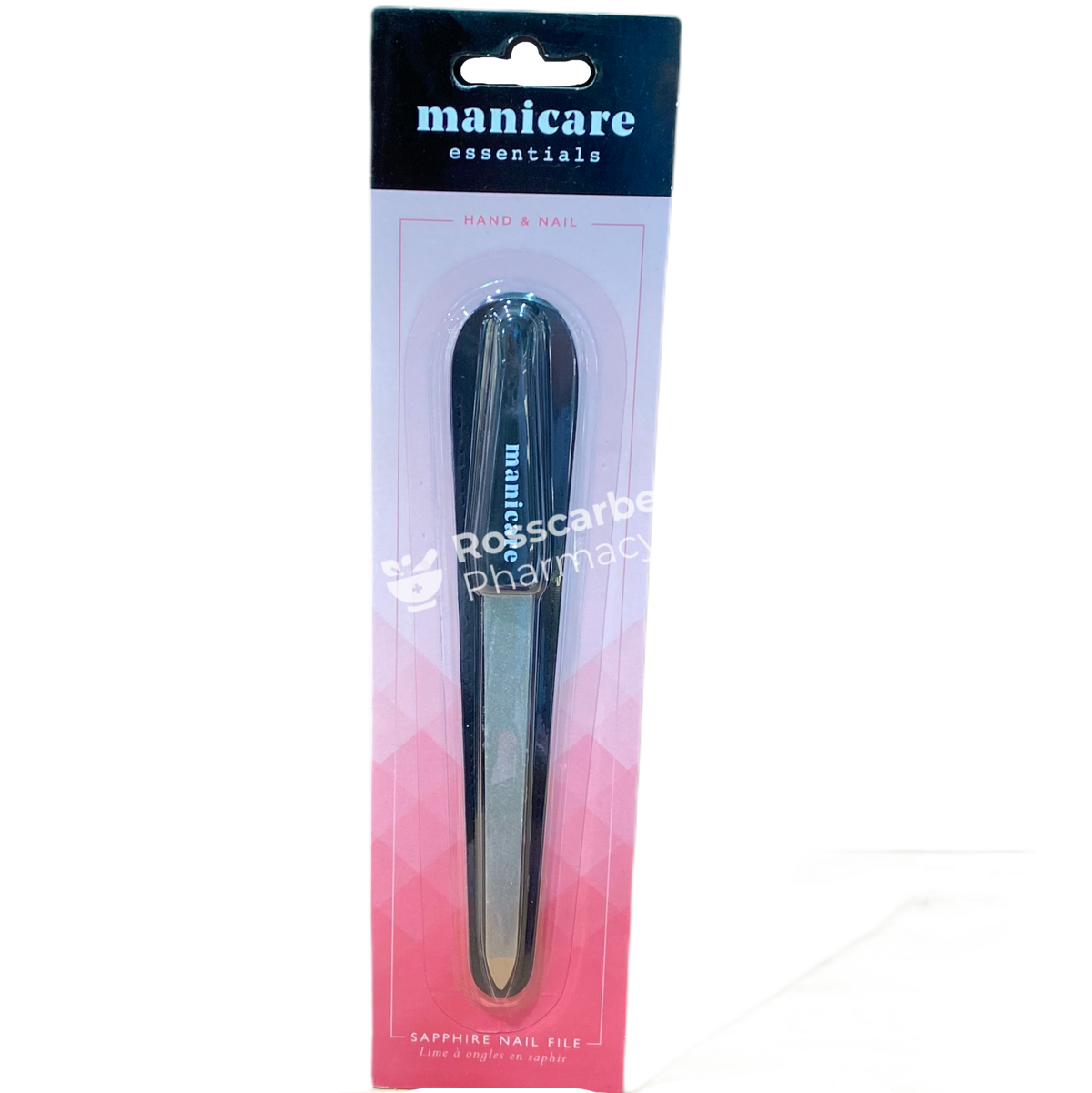 Manicare Essentials Saphire Nail File Cuticle &amp; Care