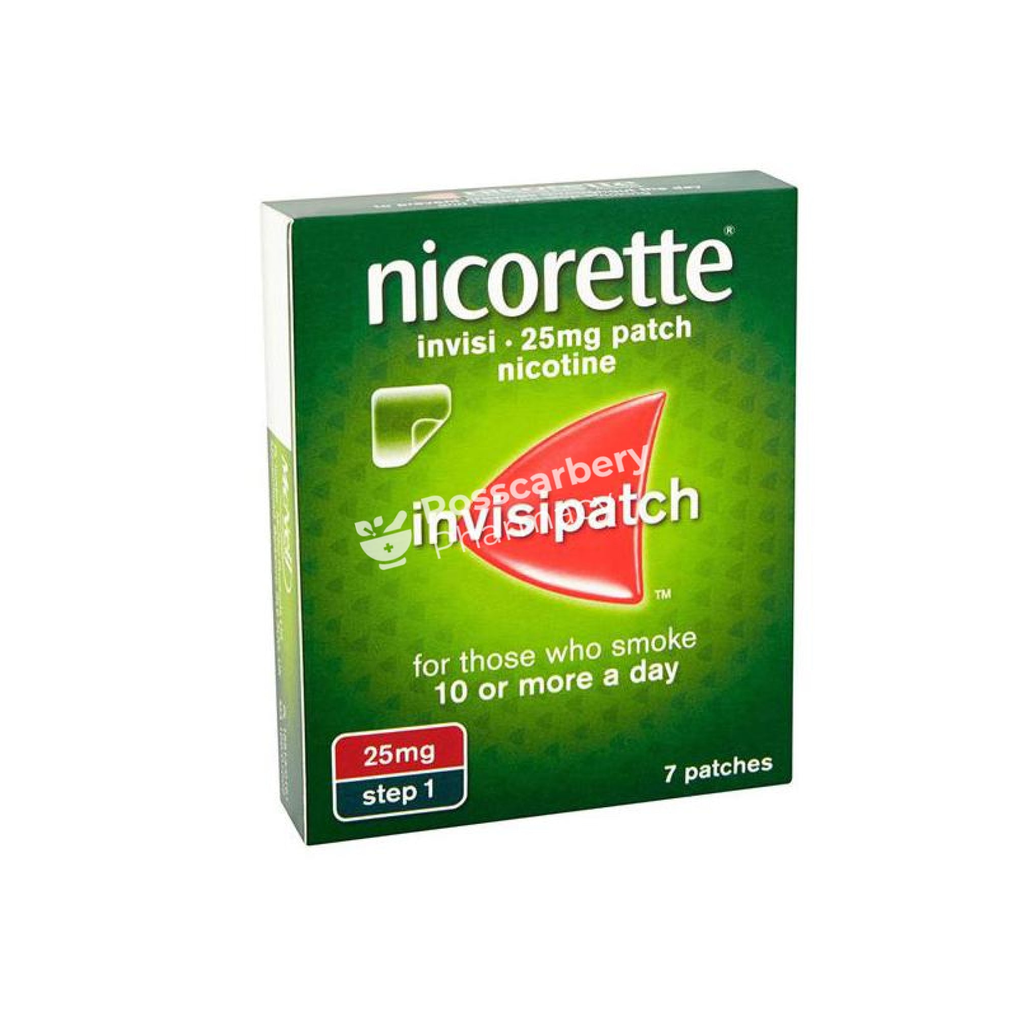 Nicorette Invisipatch Extra Strength 25Mg/16Hours Patches Step 1 Nicotine