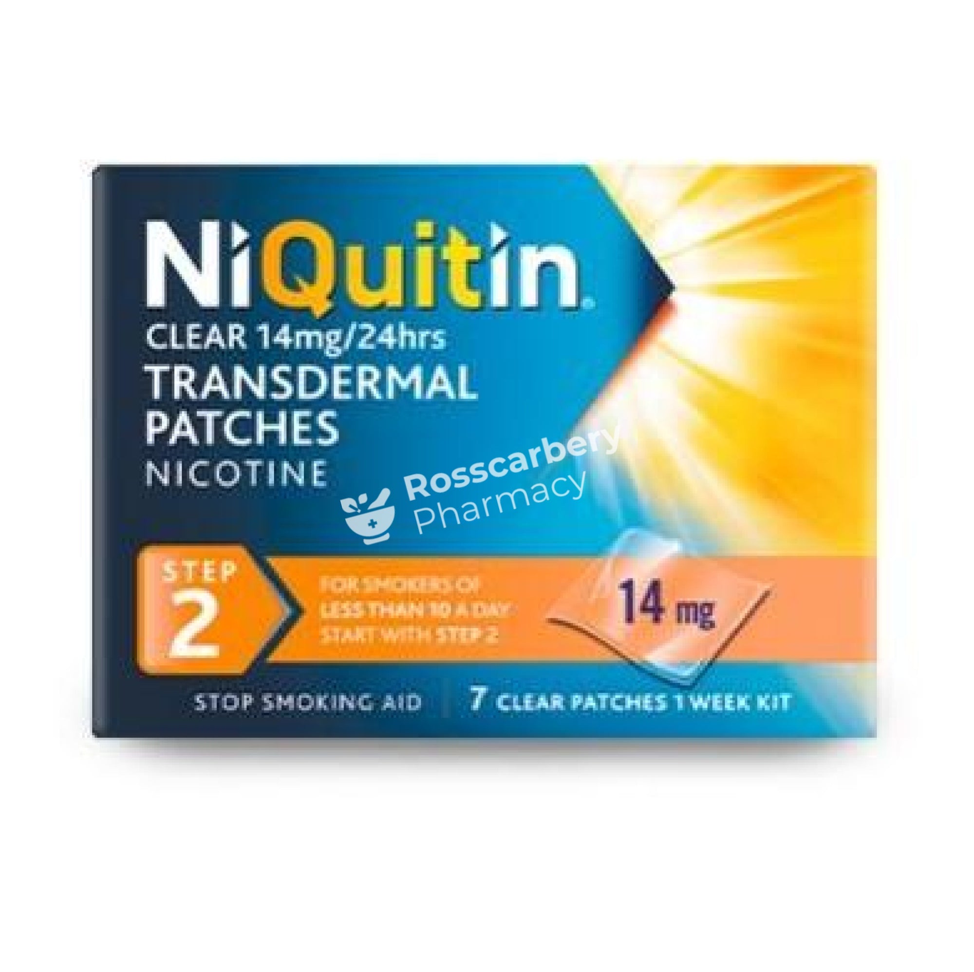 Niquitin Clear 14Mg/24Hrs Transdermal Patches Step 2 Nicotine