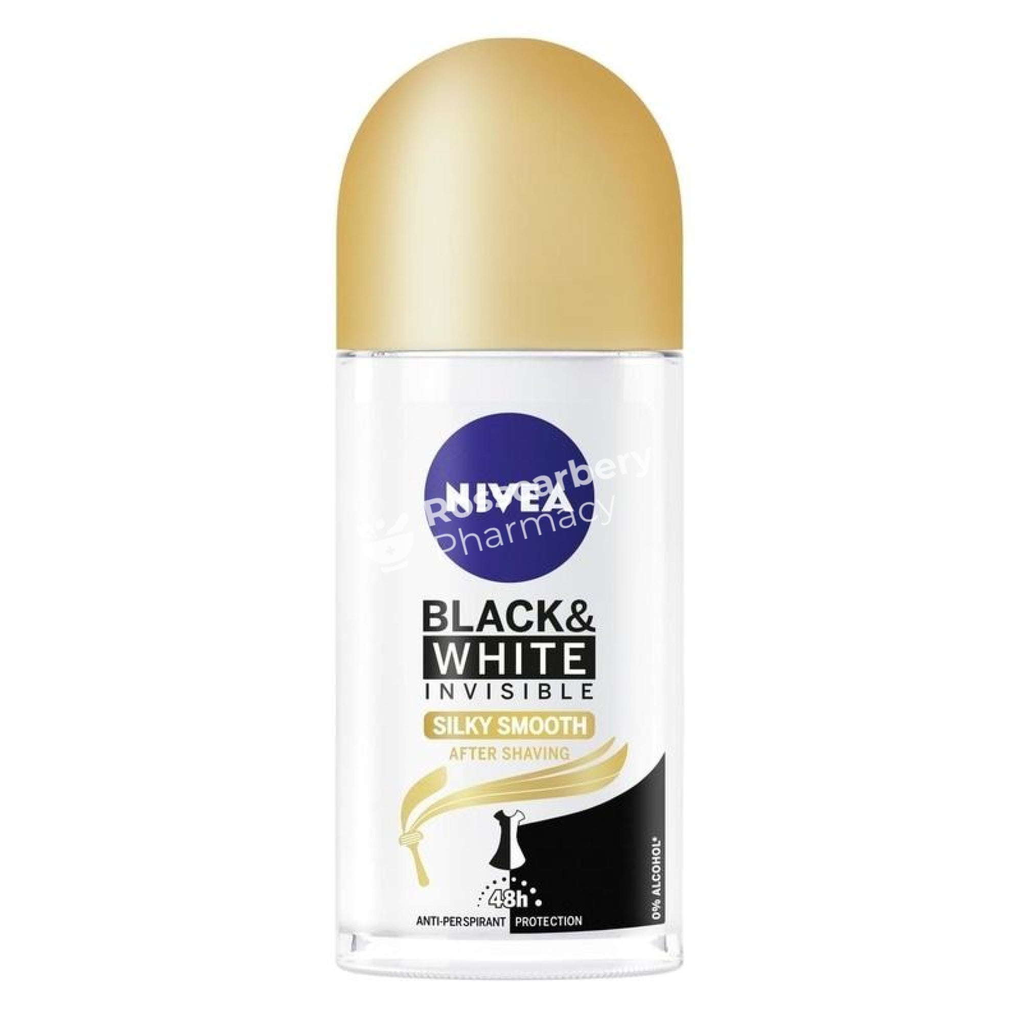 Nivea Black & White Invisible Silky Smooth Roll-On Anti-Perspirant Deodorant