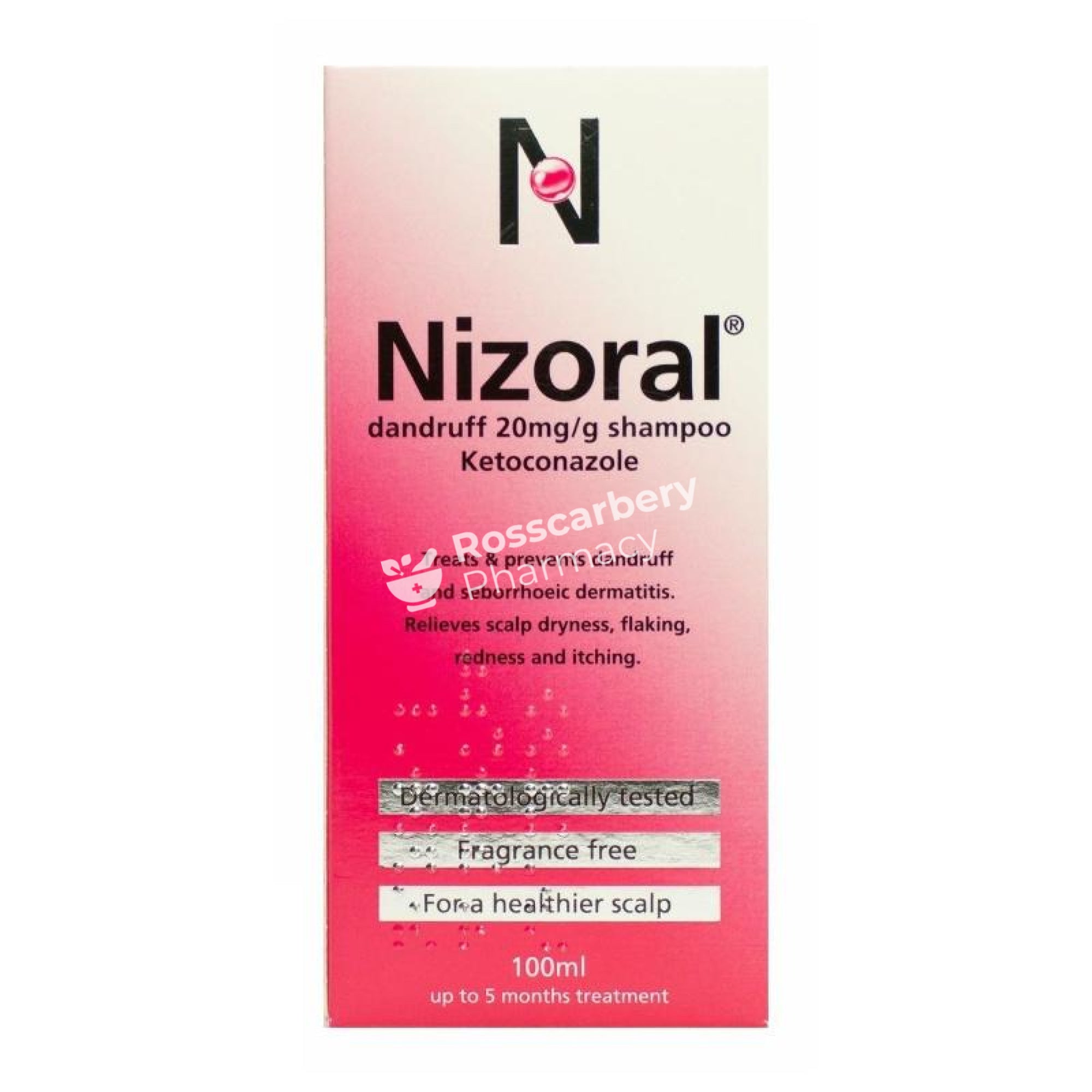 Nizoral Dandruff 20Mg/g Shampoo