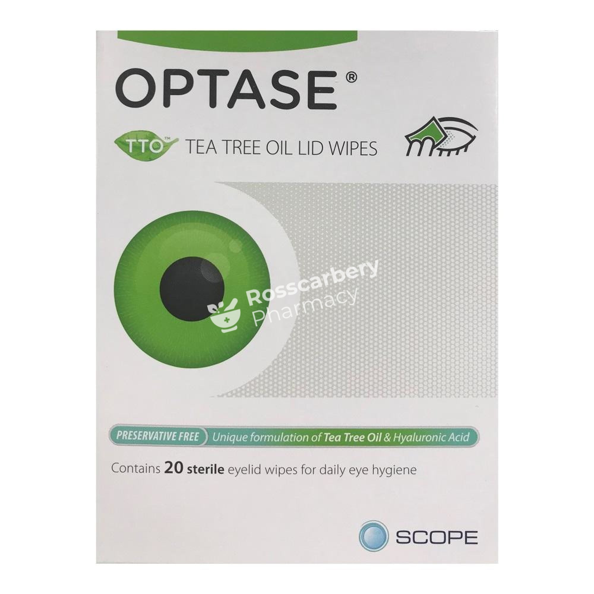 Optase Tea Tree Oil Lid Wipes Blepharitis & Eyelid Hygiene