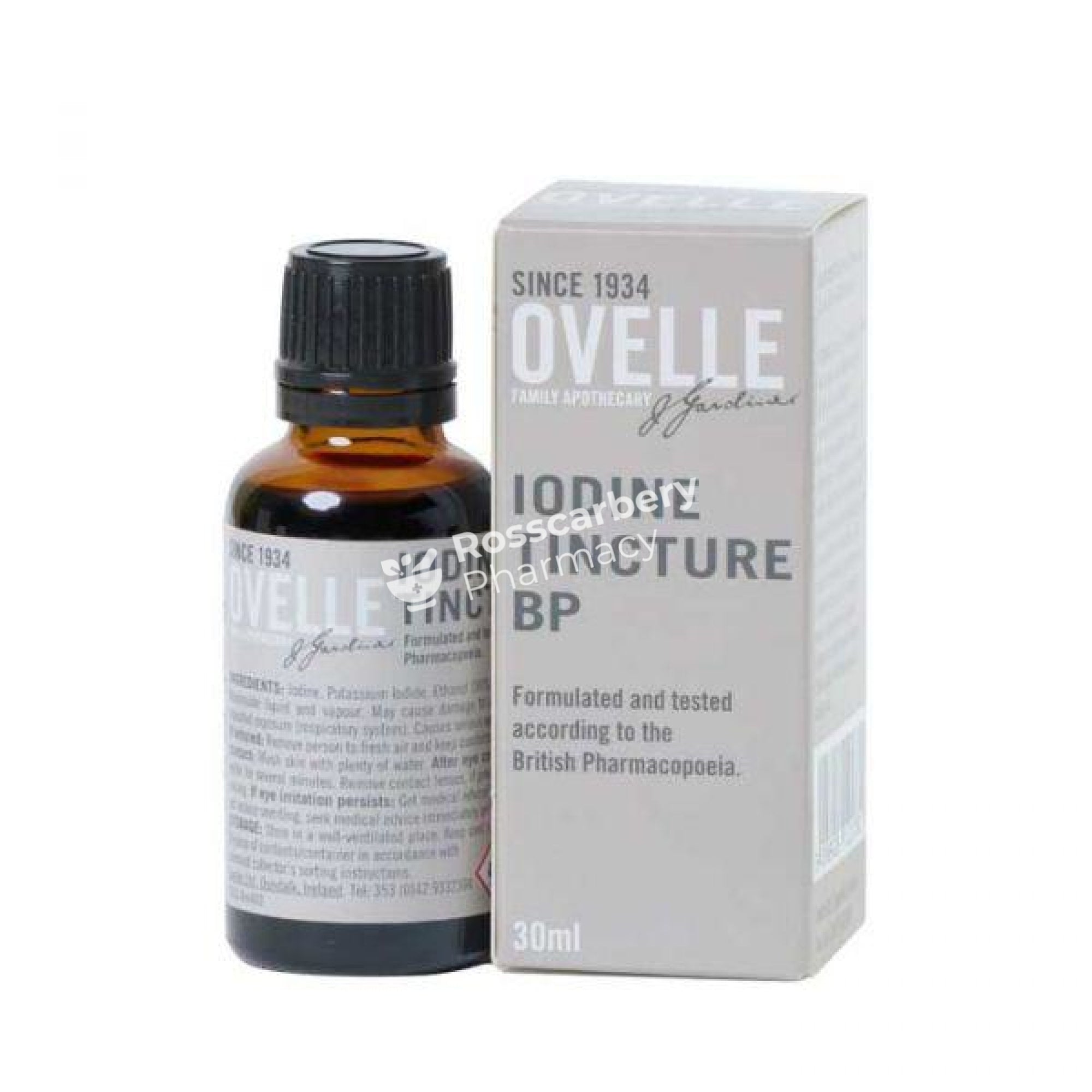 Ovelle Iodine Tincture Bp Antiseptic & Wound Healing