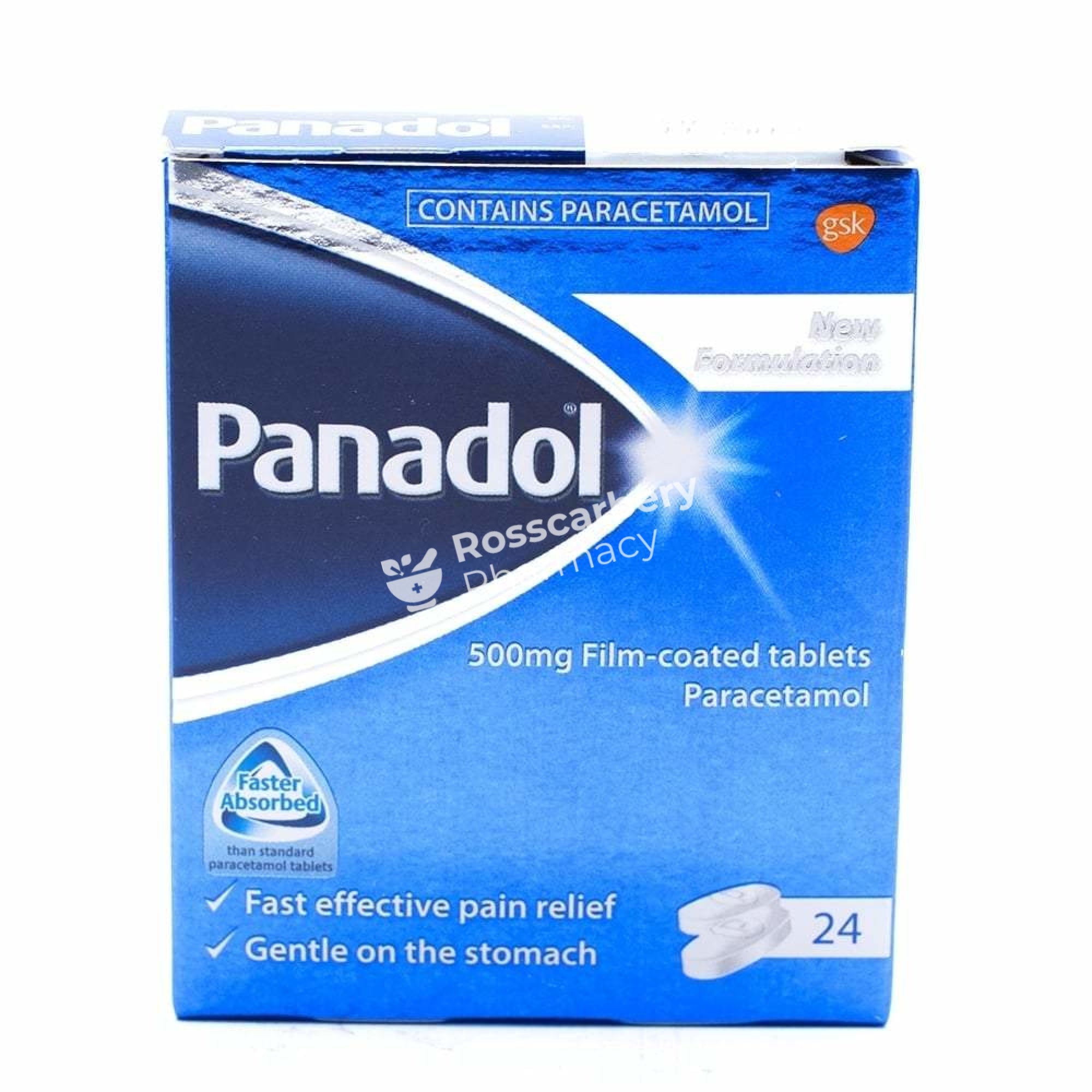Panadol 500Mg Film-Coated Tablets Paracetamol Pain Relief & Headache