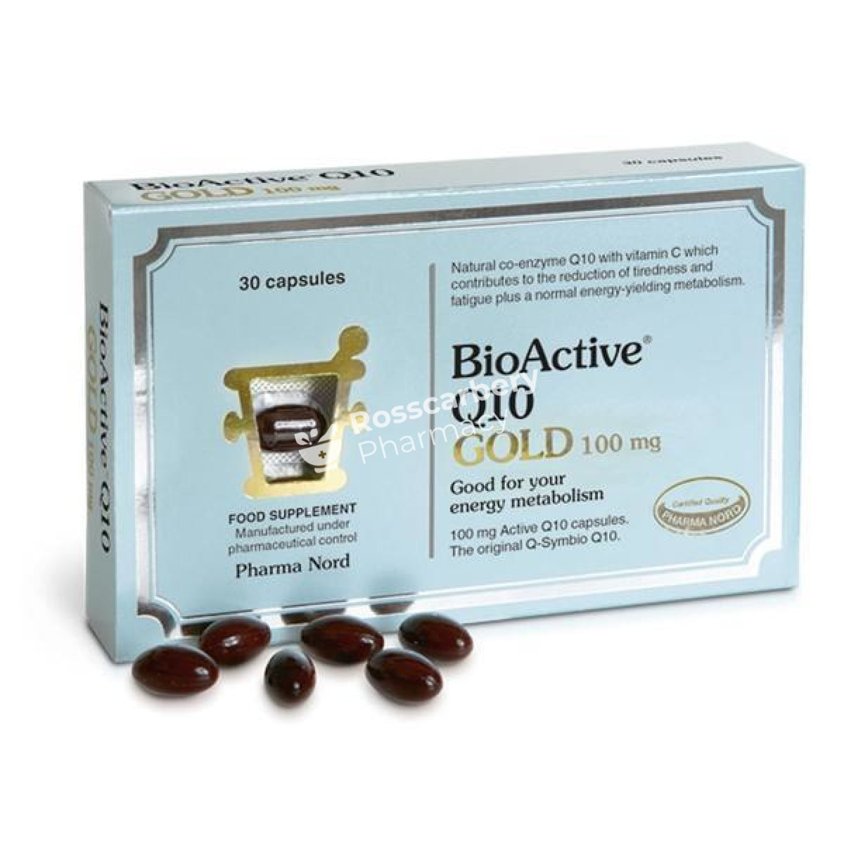 Pharma Nord - Bioactive Q10 Gold 100Mg 30 Capsules Energy &amp; Wellbeing
