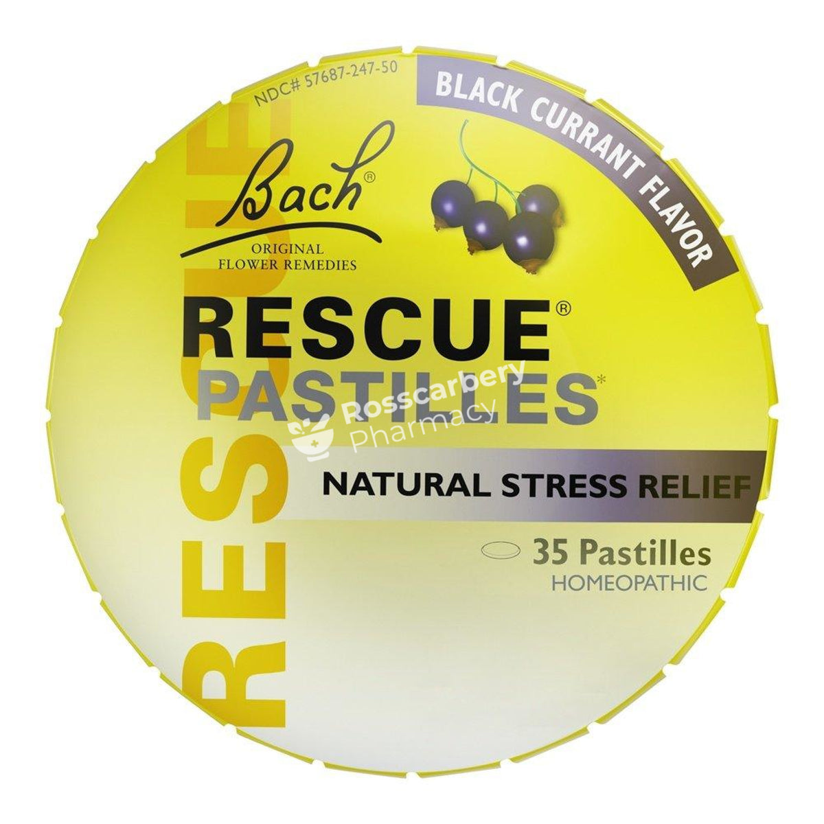 Rescue Remedy Soothing Blackcurrant Pastilles - Bach Sleep &amp; Stress
