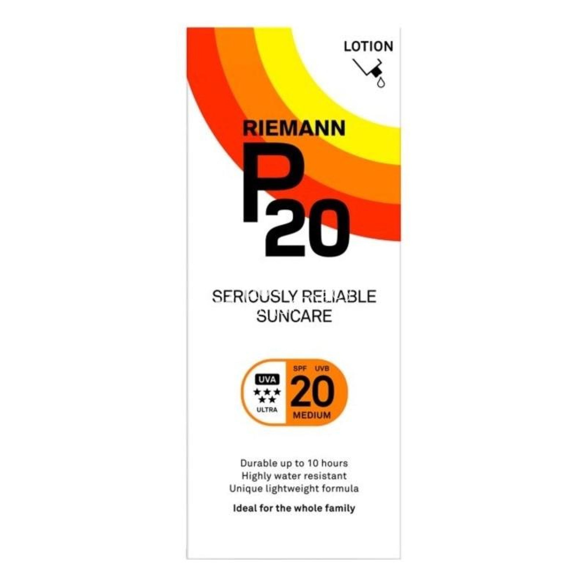 Riemann P20 Lotion Spf20 Medium Sun Protection