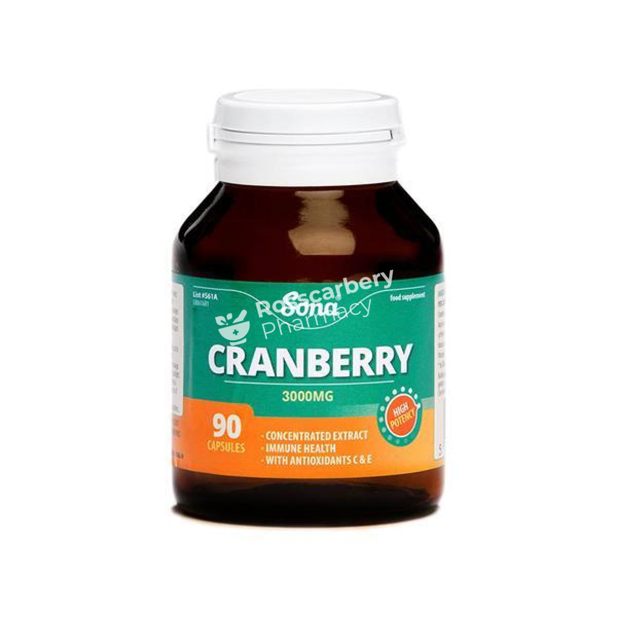 Sona - Cranberry 3000Mg Urinary &amp; Kidney Health