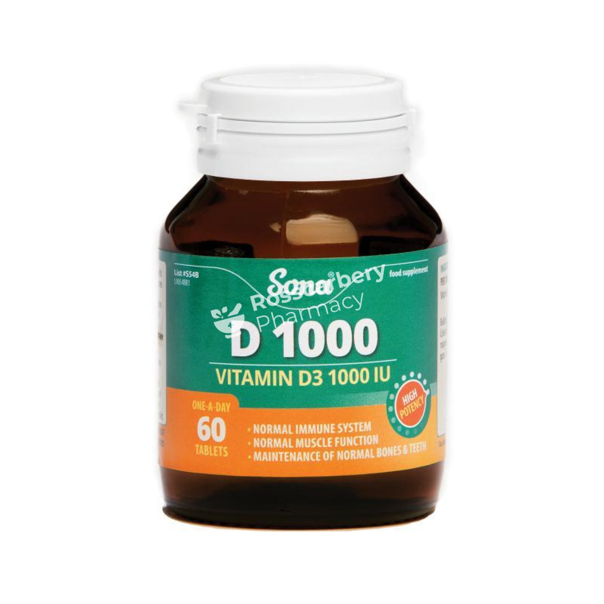 Sona - D 1000 Vitamin D3 1000Iu One-A-Day Immune Support