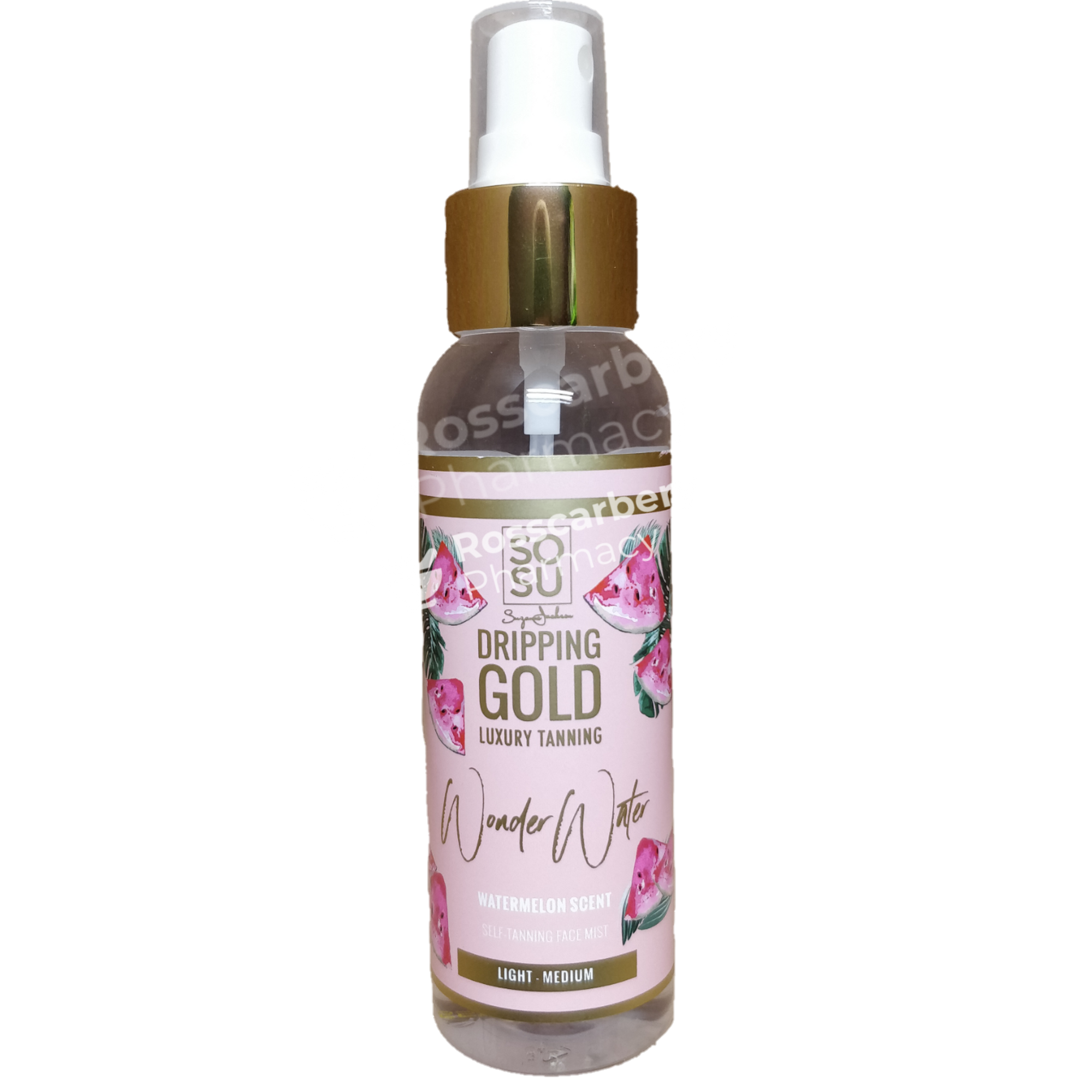 Sosu Dripping Gold Wonder Water Watermelon Scent - Light-Medium Tan