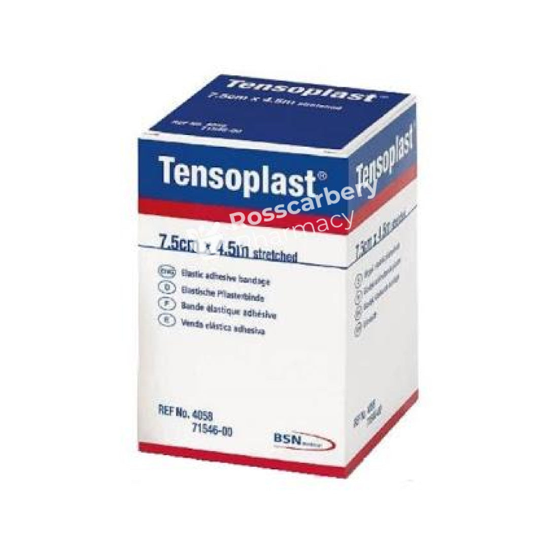 Tensoplast Elastic Adhesive Bandage 7.5Cm X 4.5M Bandages Dressings & Plasters